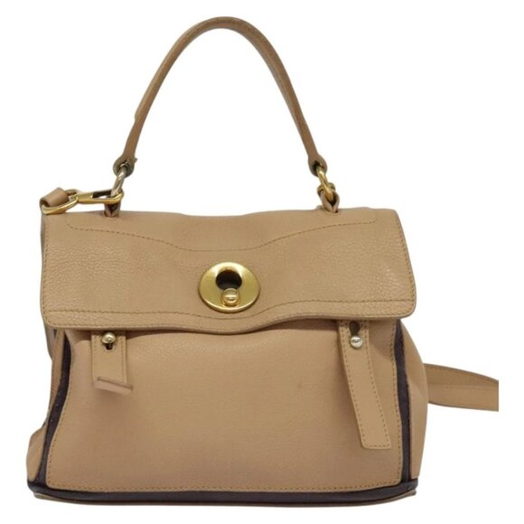 SAINT LAURENT Muse Two Hand Bag Leather 2way Beige Gold - Picture 8 of 16